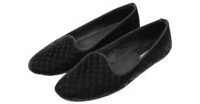 Bailarinas Bottega Veneta de terciopelo acolchado Intrecciatio Negro 